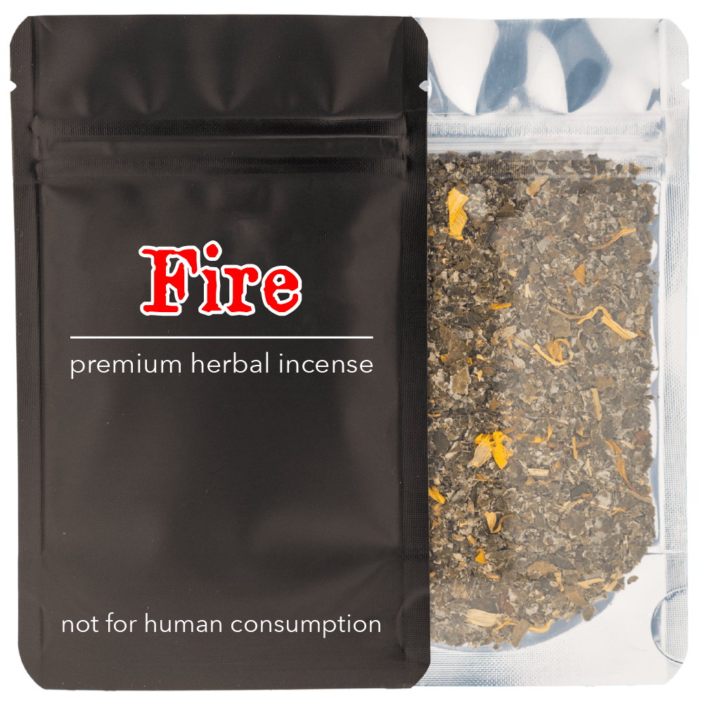 Fire Herbal Incense pouch