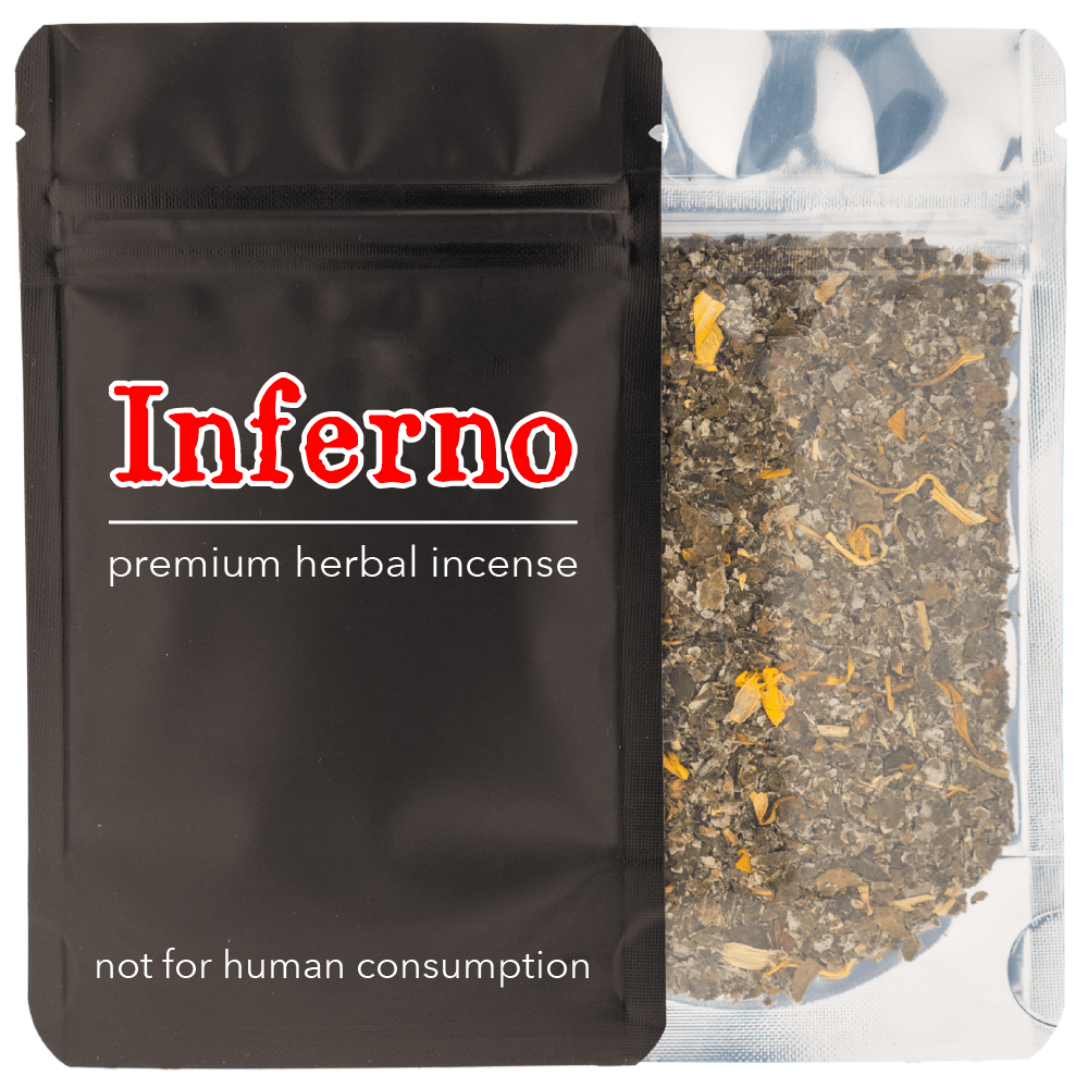 Inferno Herbal Incense pouch